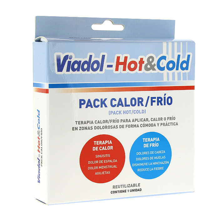 Pack de tratamiento frío y calor para su aplicación en zonas dolorosas