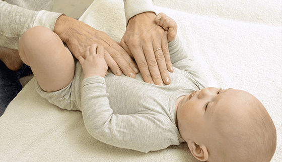 osteopatía en bebés