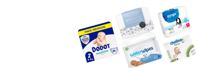Dodot Sensitive - Pañales para bebé, talla 1 (2-5 kg) , 4 packs de 30, 120  pañales